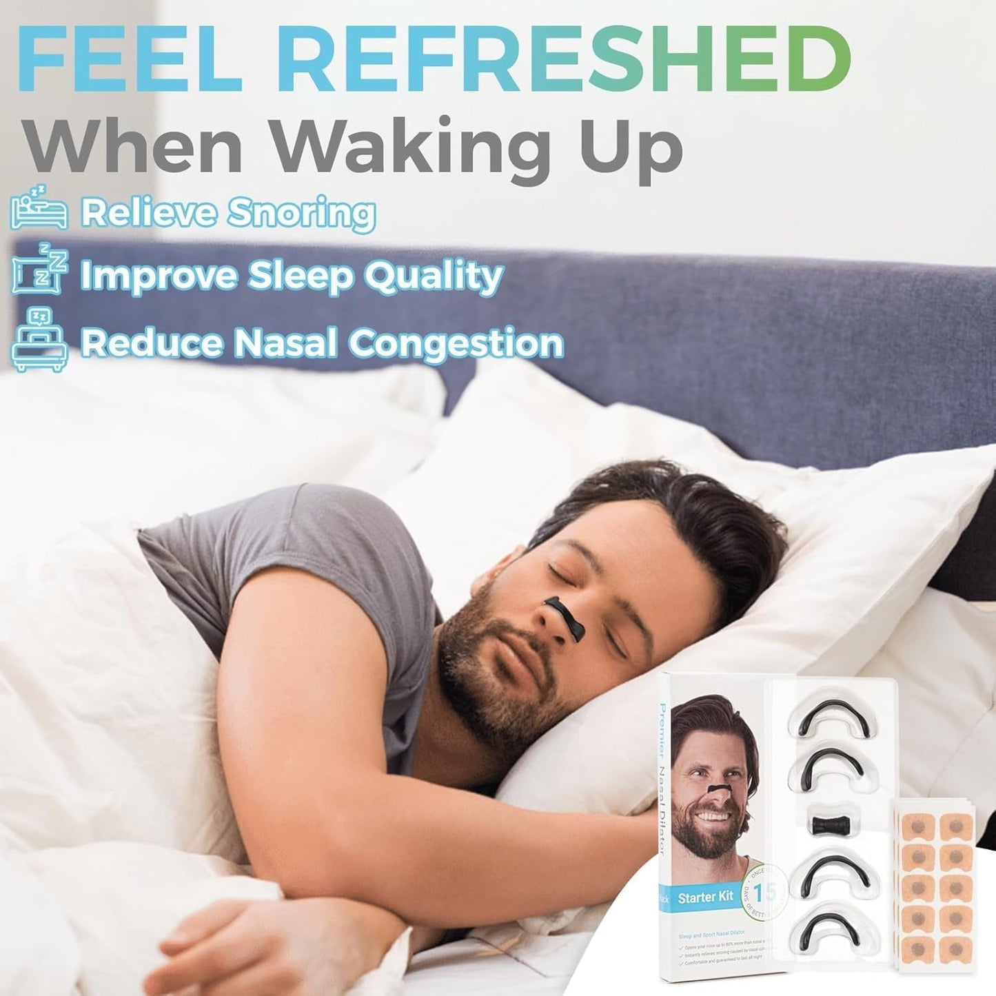 Breathing Nasal Strip Starter Kit