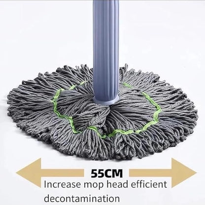 2 in 1 Dehydrated Floor Cleaning Mop | Self-Wringing Floor | 360 Rotatable Adjustable Cleaning Mops